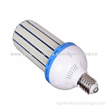 E27 corn light with 20W power, cooling fan inside, 95-105lm/w, CRI>80, epistar chip, AC 85-265V